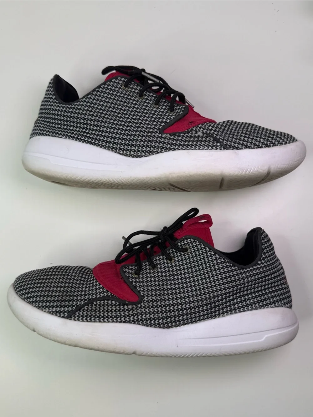 Air Jordan Boys Eclipse GG Black & White Athletic Shoes Sneakers Lace Up Size 9Y